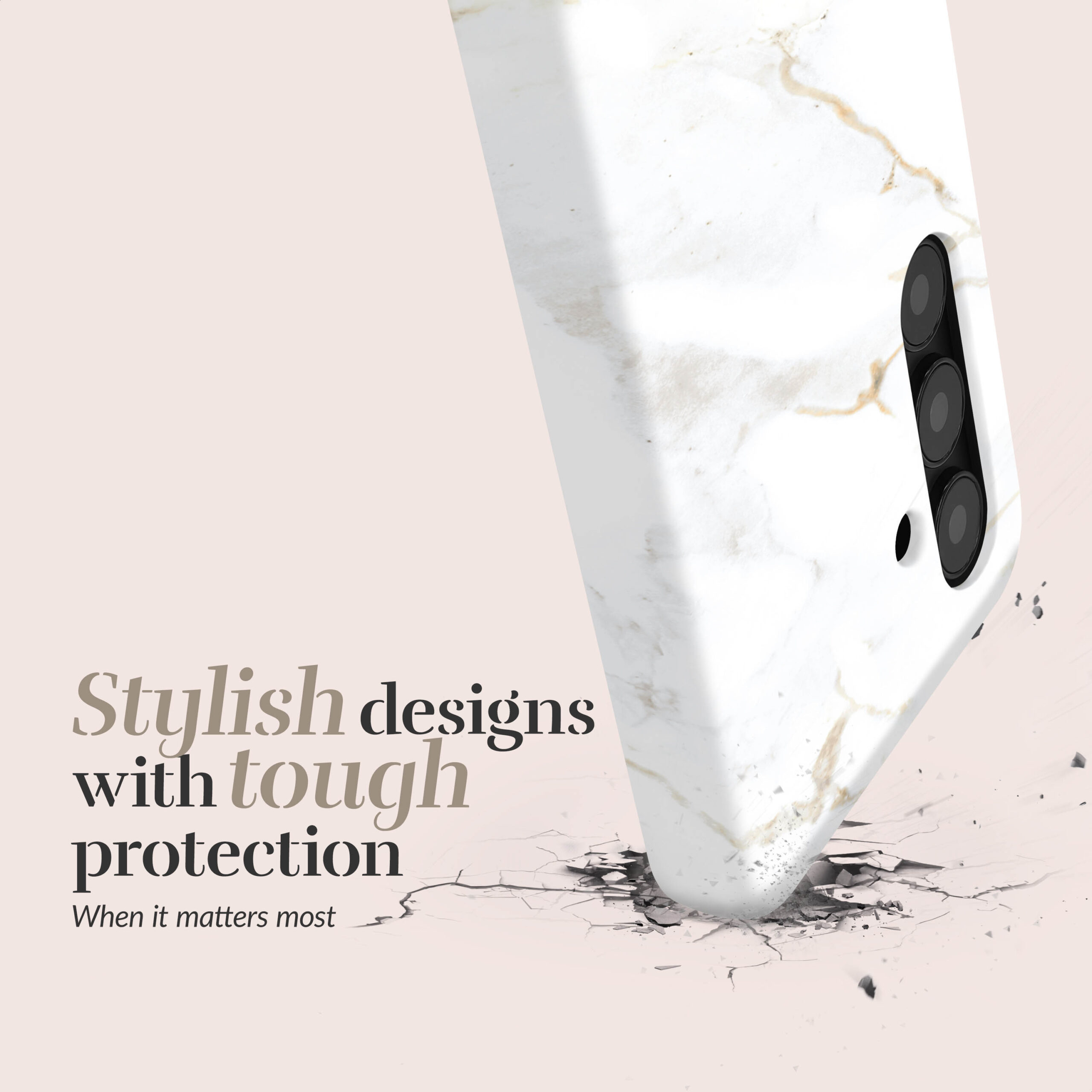 MIO White Marble Magsafe Compatible for Samsung A36 5G/A56 5G - Afbeelding 3