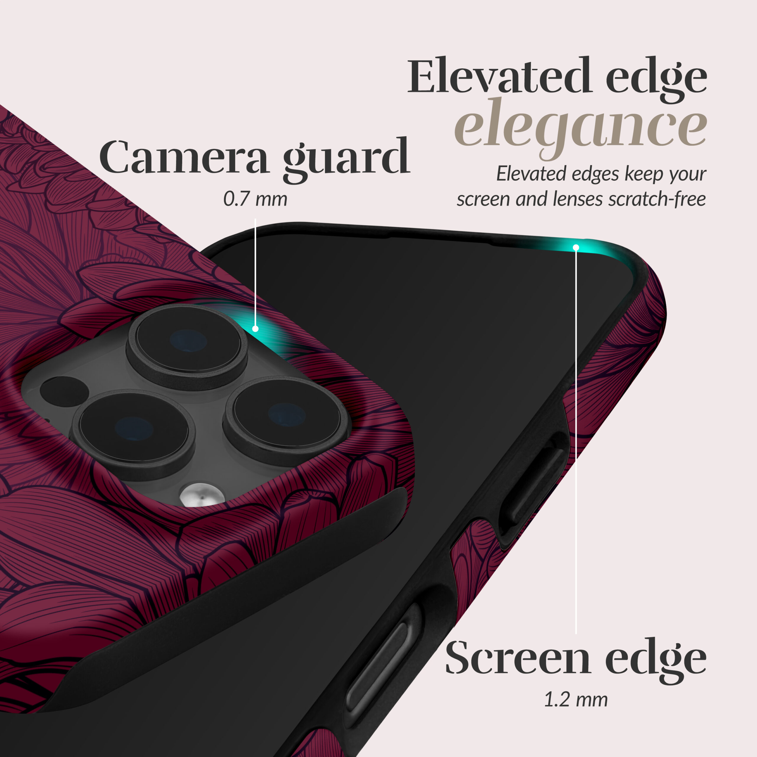 MIO Berry Blooms Magsafe Compatible for iPhone 16 Pro - Afbeelding 4