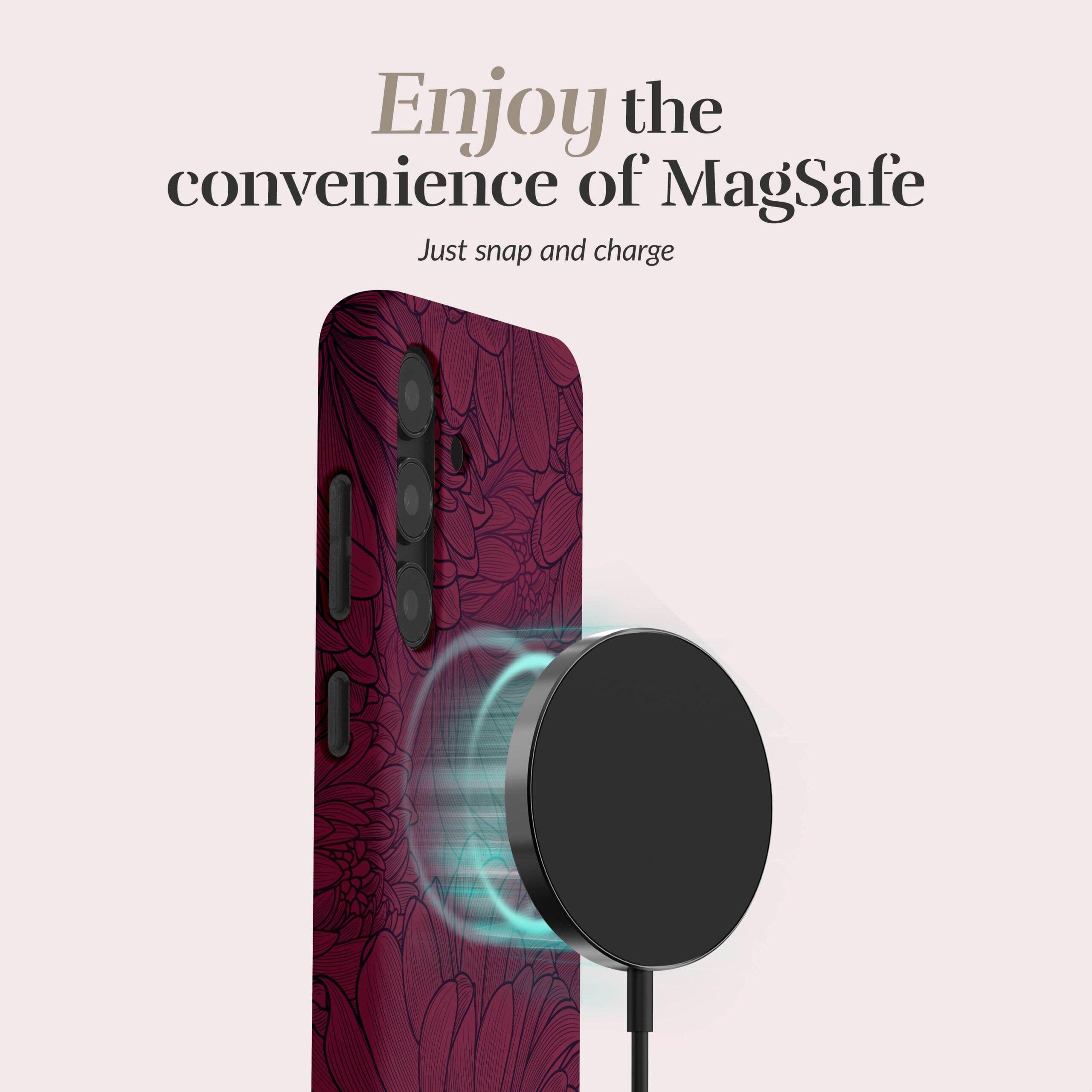 MIO Berry Blooms Magsafe Compatible for Samsung S24 FE 5G - Afbeelding 2