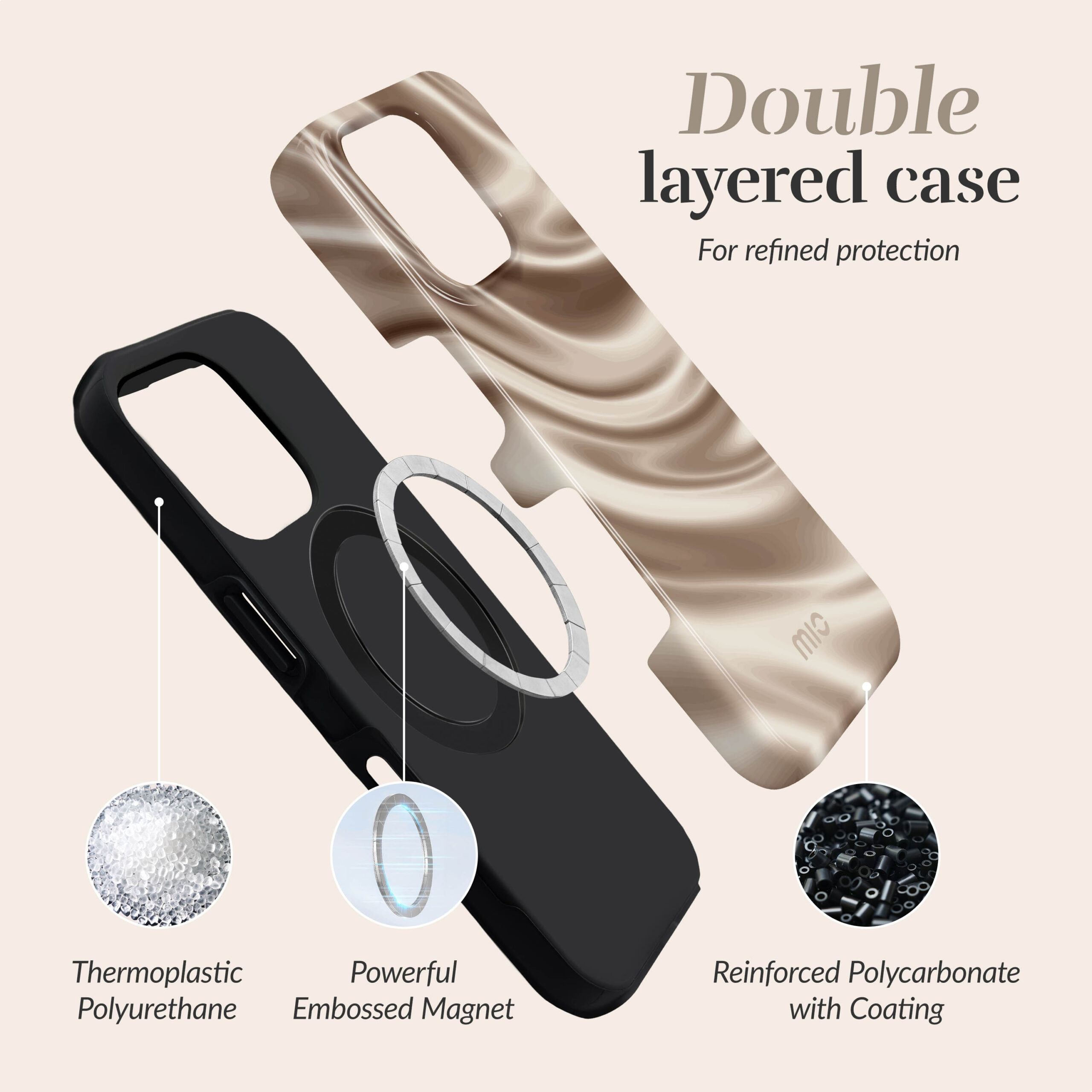 MIO Silky Dreams Magsafe Compatible for iPhone 16 Plus - Afbeelding 5