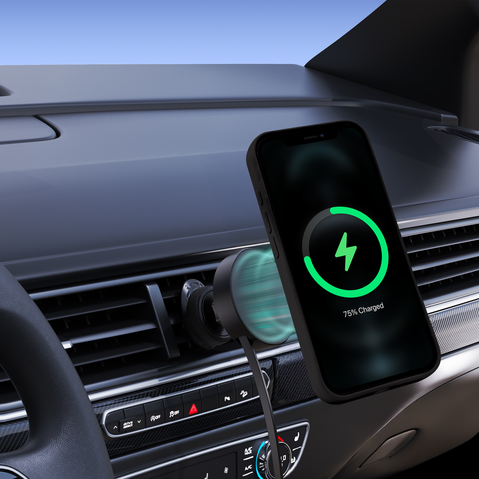 My Style Protective Flex Magsafe Compatible Case for Samsung Galaxy S24 FE 5G Black - Afbeelding 9