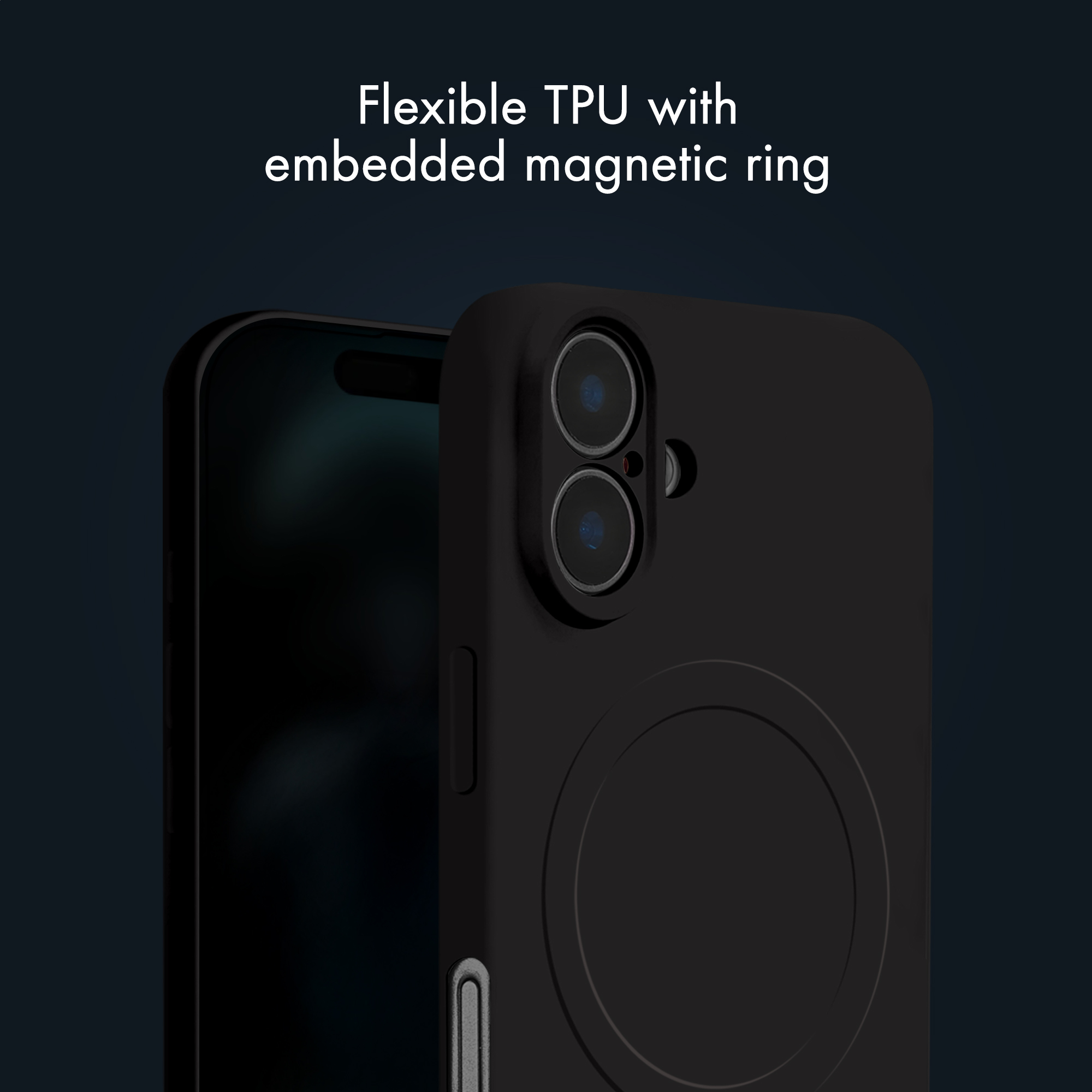 My Style Protective Flex Magsafe Compatible Case for Samsung Galaxy S24 FE 5G Black - Afbeelding 5