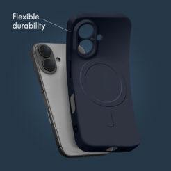 My Style Protective Flex Magsafe Compatible Case for Apple iPhone 7/8/SE (2020/2022) Midnight Blue - Afbeelding 2