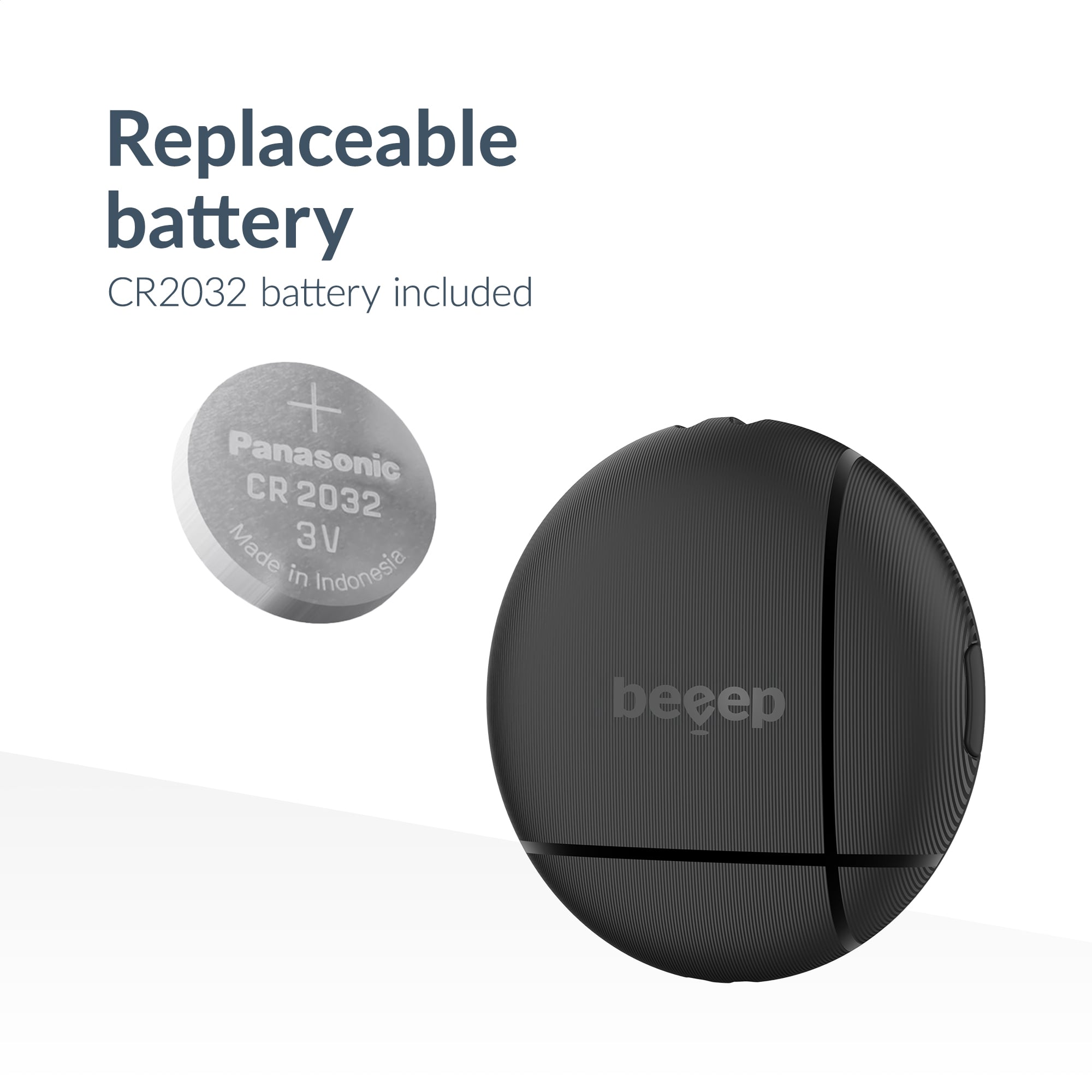 Beeep BeTag Find My Tracker Black & Keychain Black - 1 pack - Afbeelding 7