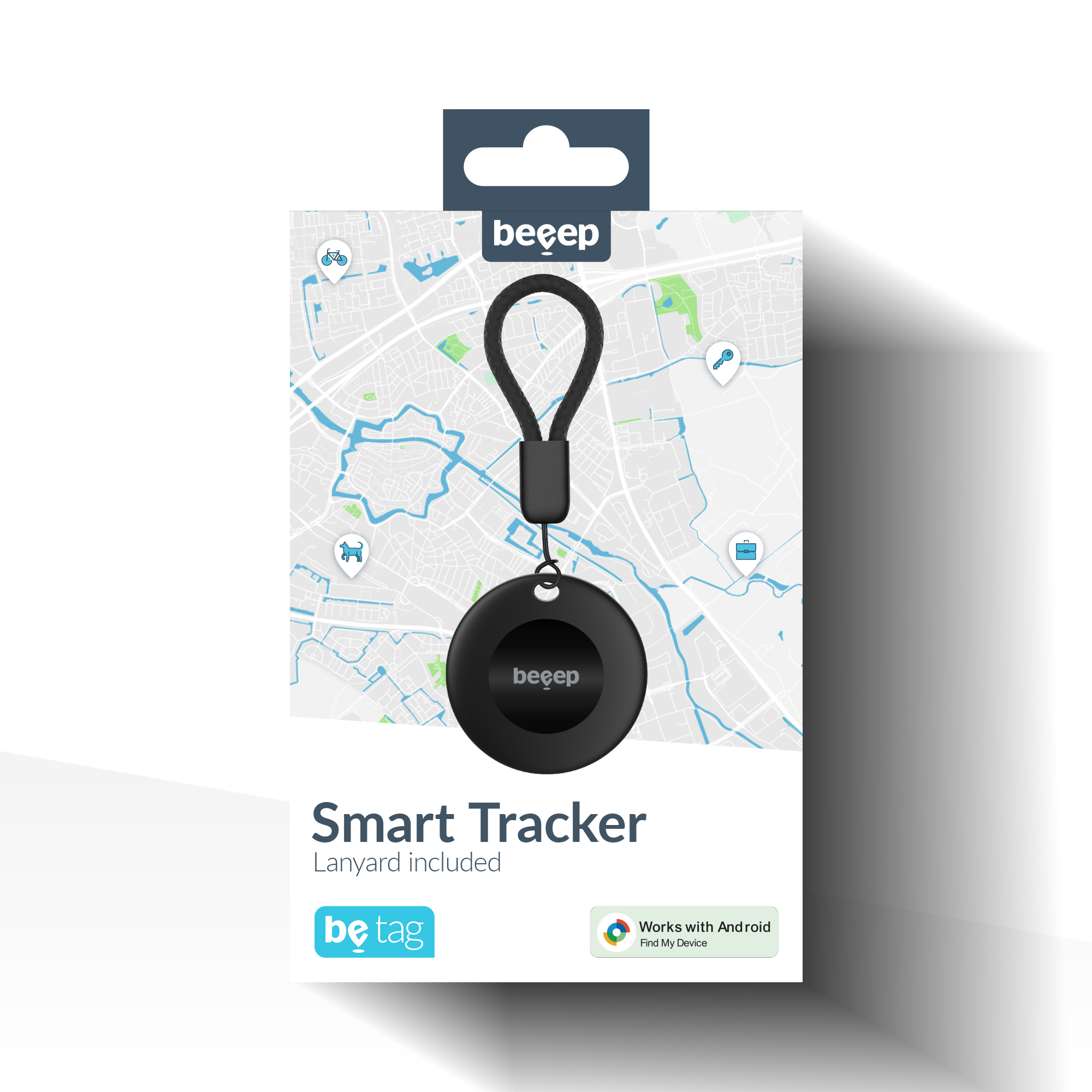 Beeep BeTag Android Tracker Black & Keychain Black - 1 pack - Afbeelding 9