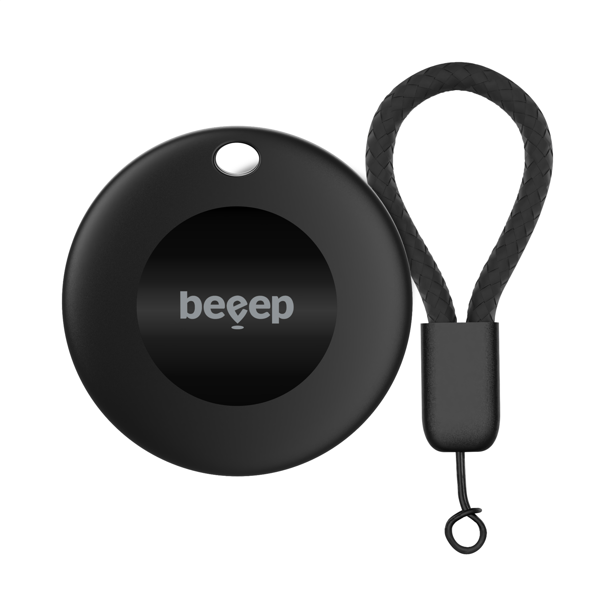 Beeep BeTag Android Tracker Black & Keychain Black - 1 pack