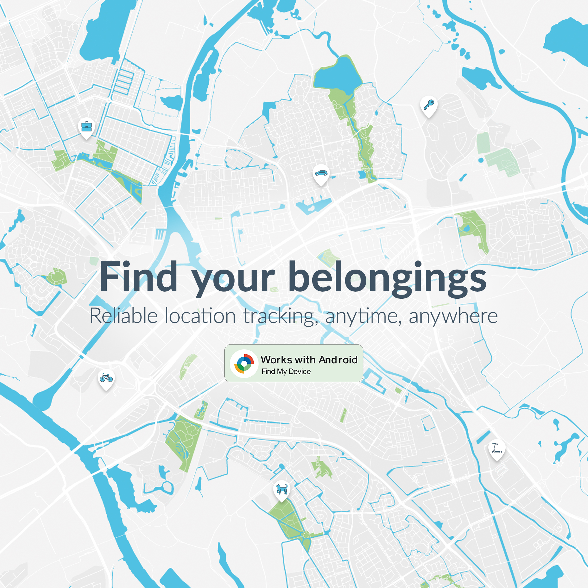 Beeep BeTag Android Tracker Black & Keychain Black - 1 pack - Afbeelding 3