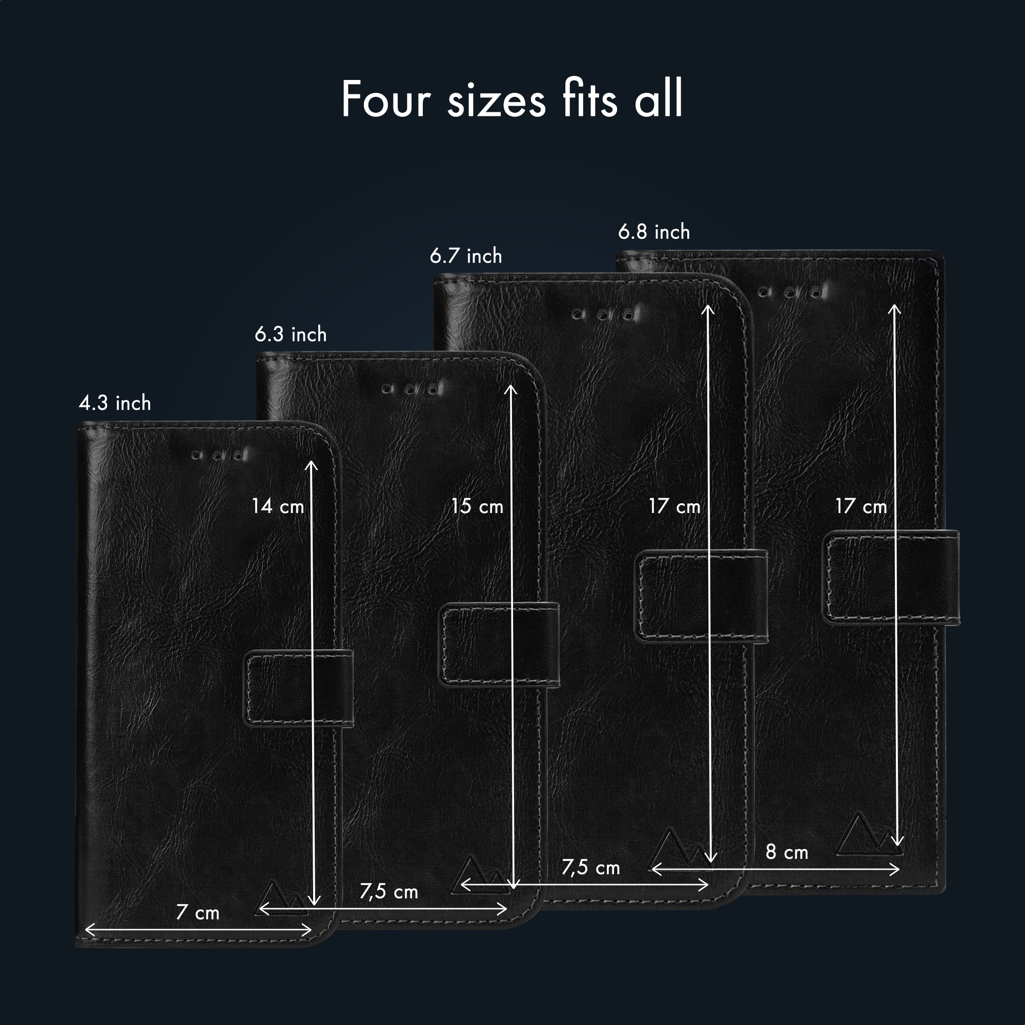 My Style Universal MagSafe Compatible Wallet - Black 6.7" (Without Case) - Afbeelding 6