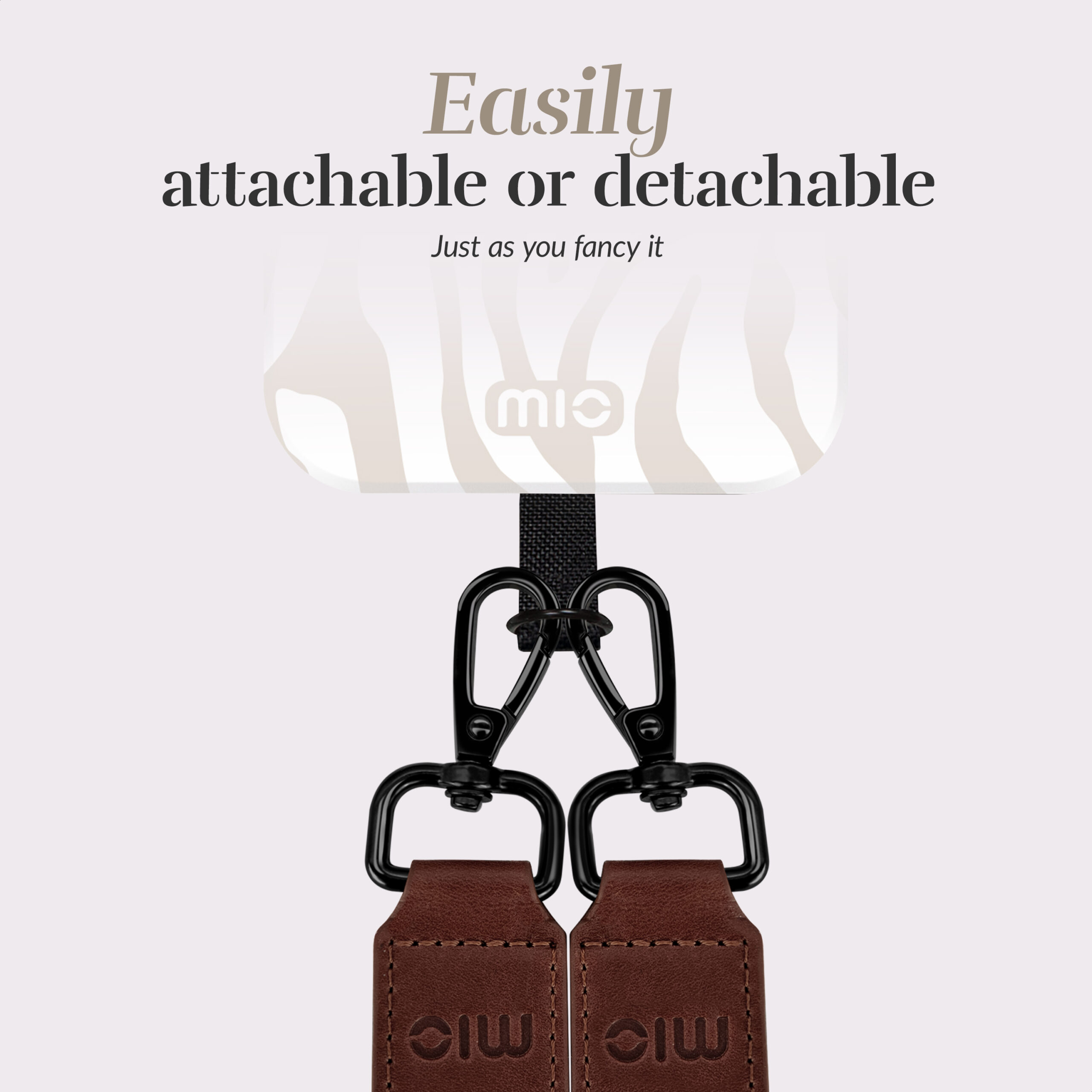 MIO Lanyard Sandy Zebra - Afbeelding 3