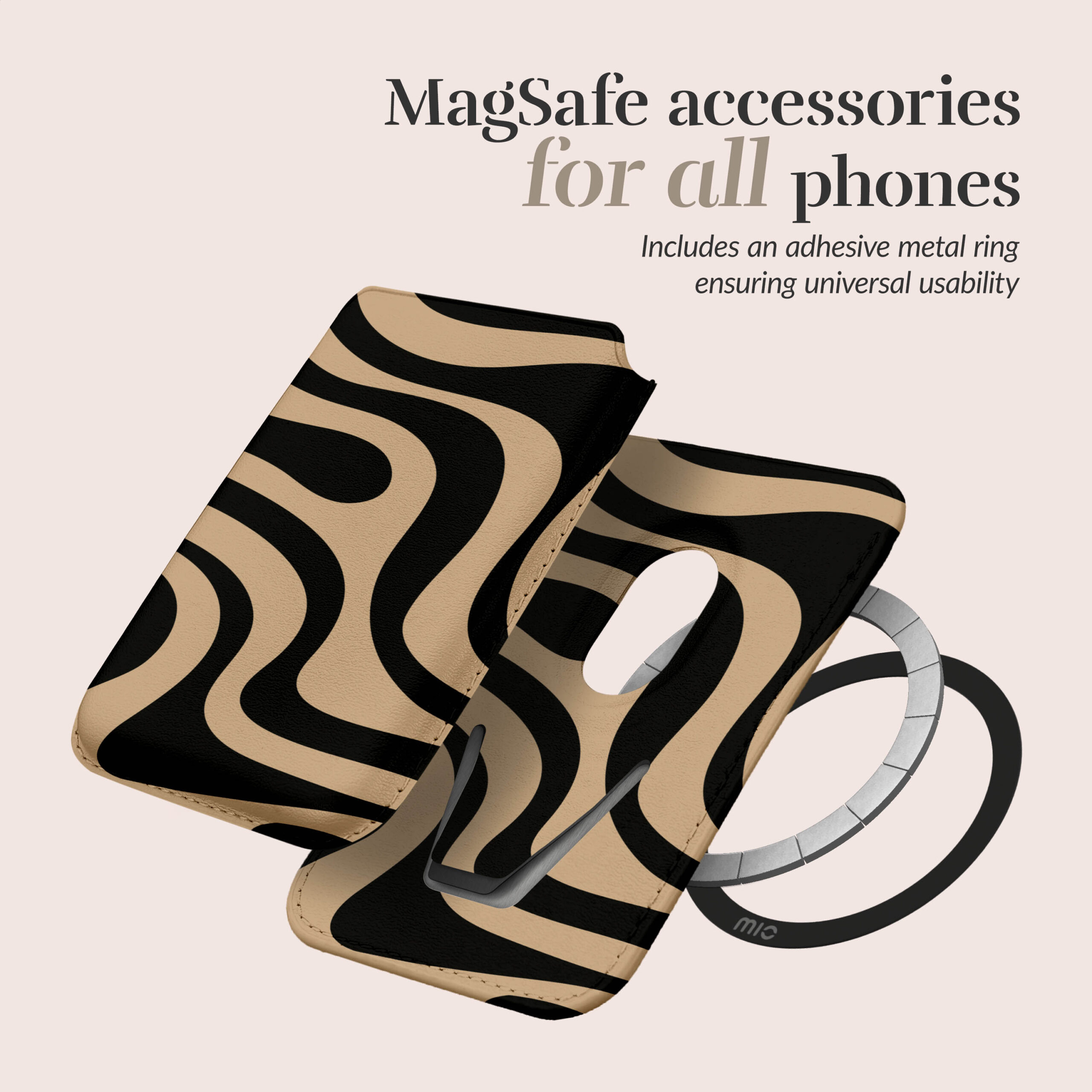 MIO Swirl Magsafe Compatible Card Holder - Afbeelding 4
