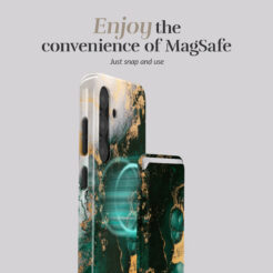 MIO Green Marble Magsafe Compatible Card Holder