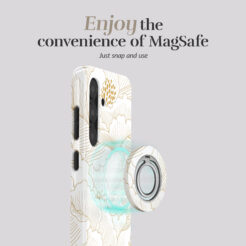 MIO White Roses MagSafe Compatible Ring Holder