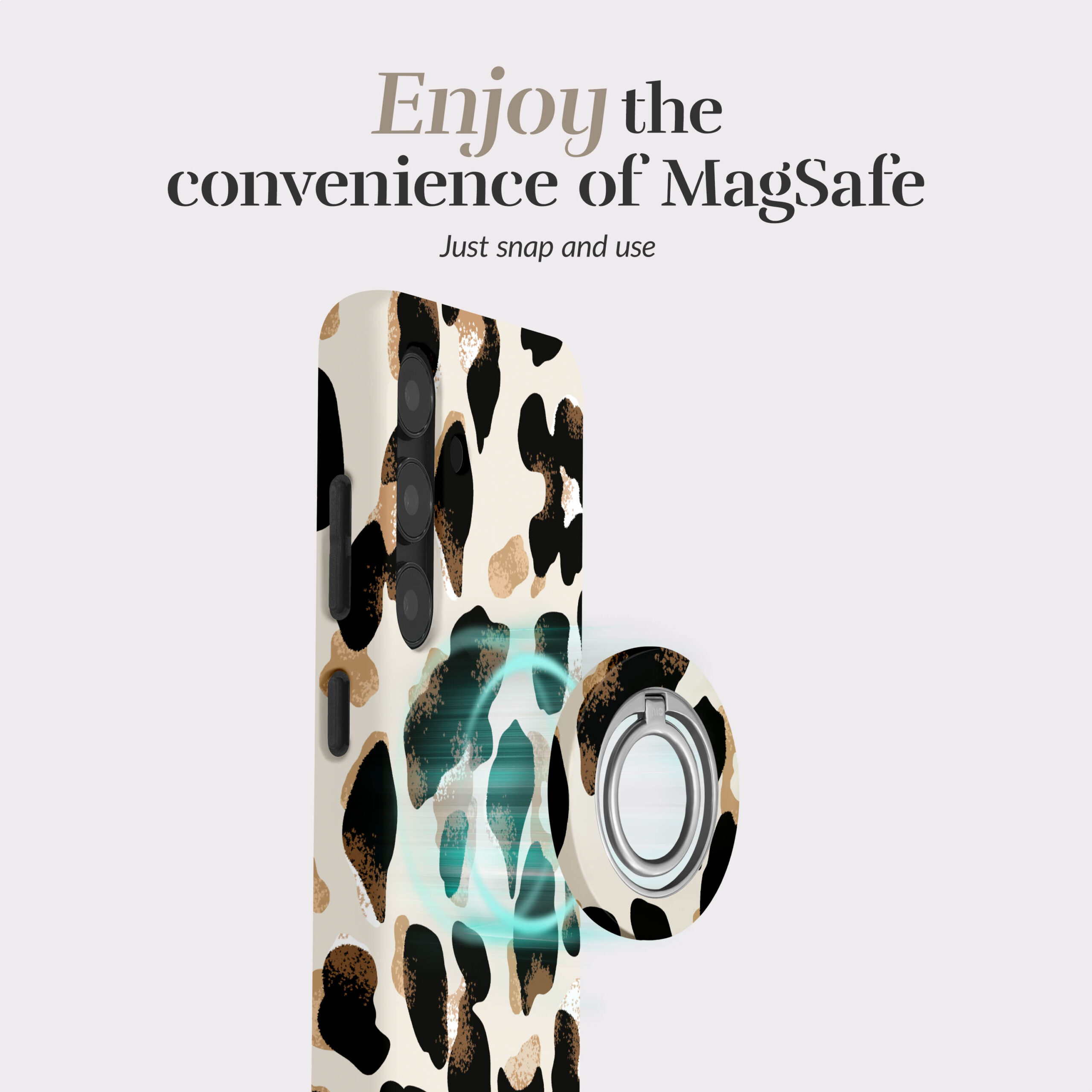 MIO Leopard MagSafe Compatible Ring Holder