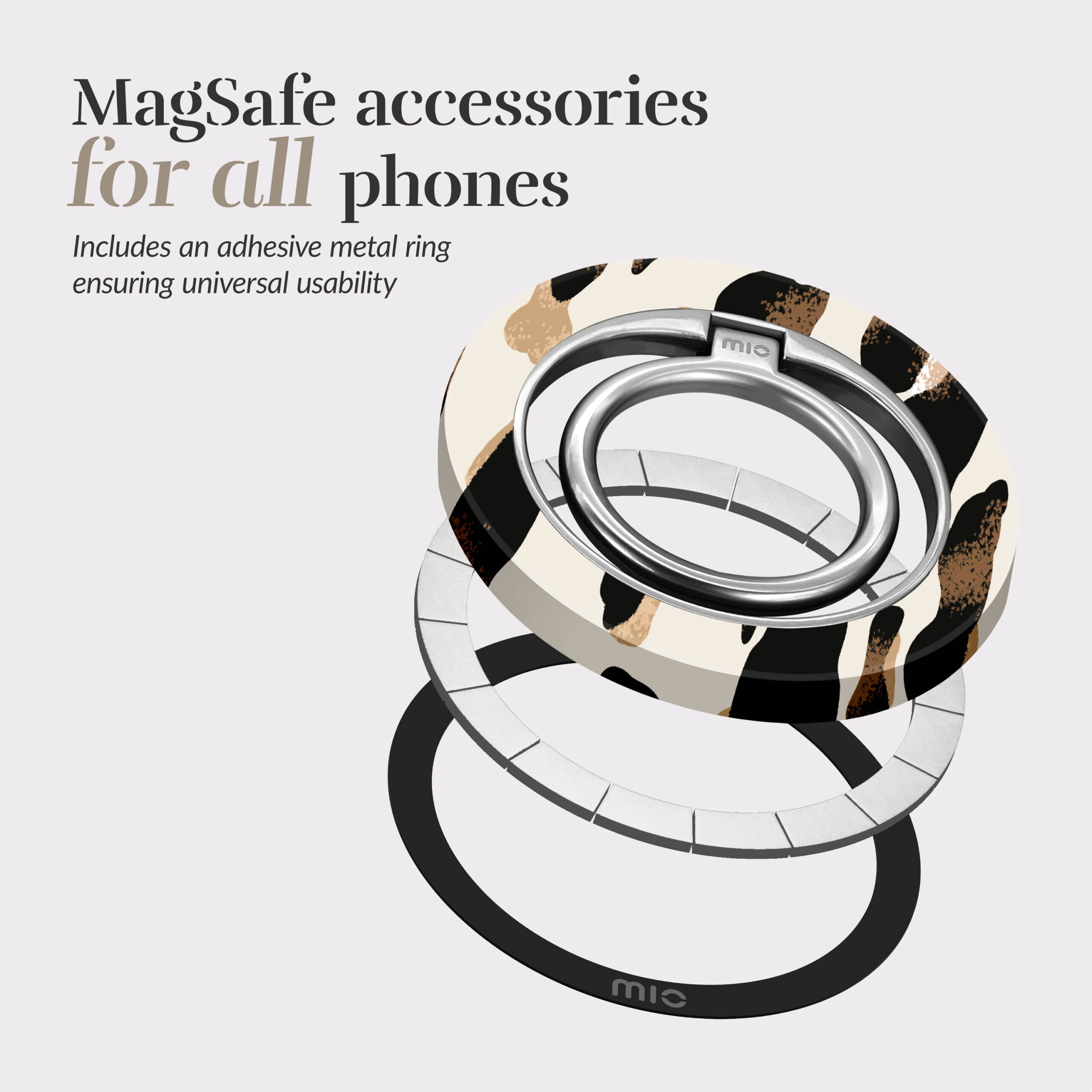 MIO Leopard MagSafe Compatible Ring Holder - Afbeelding 4