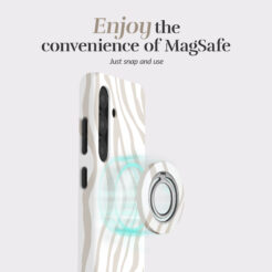MIO Sandy Zebra MagSafe Compatible Ring Holder
