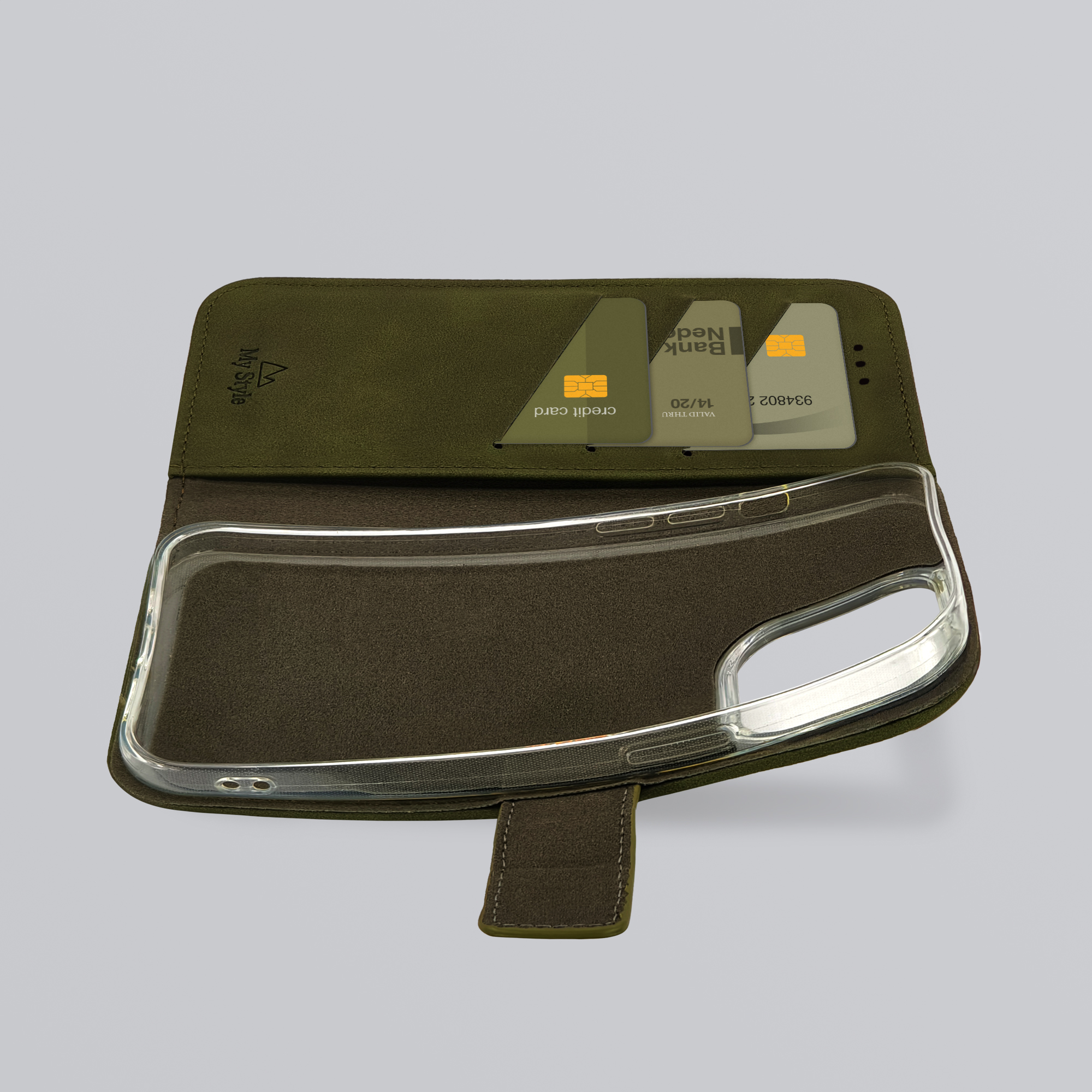 My Style Flex Wallet for Apple iPhone 16e Forest Green - Afbeelding 2