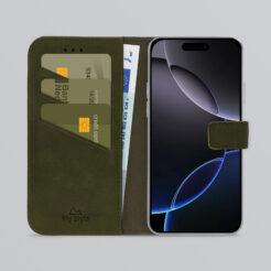 My Style Flex Wallet for Apple iPhone 16 Pro Max Forest Green