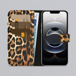 My Style Flex Wallet for Apple iPhone 16e Wild Leopard