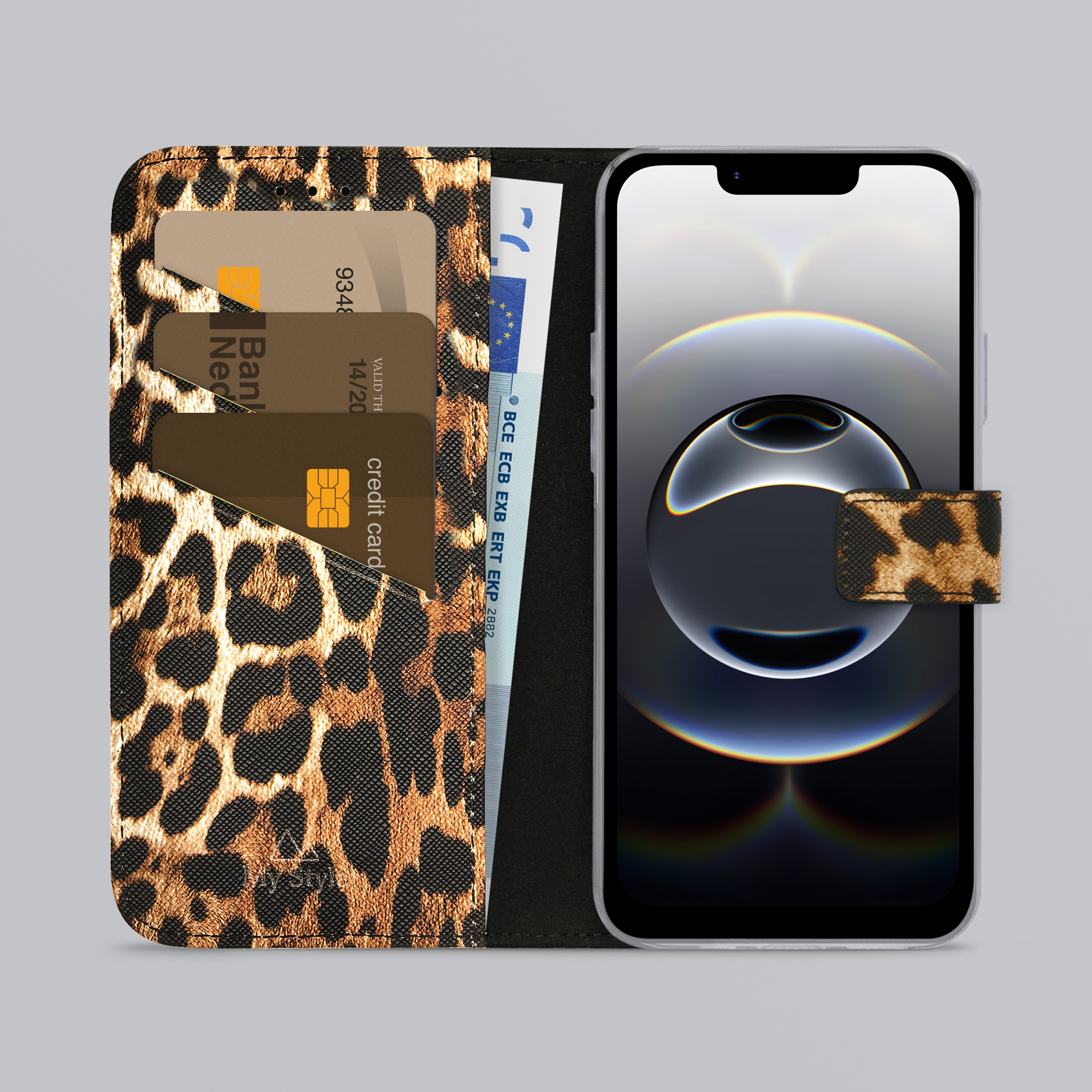 My Style Flex Wallet for Apple iPhone 16e Wild Leopard