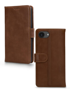 Mobilize Leather Wallet Apple iPhone 16e Brown