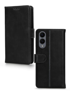 Mobilize Premium Gelly Wallet Book Case Samsung Galaxy S25 Edge 5G Black