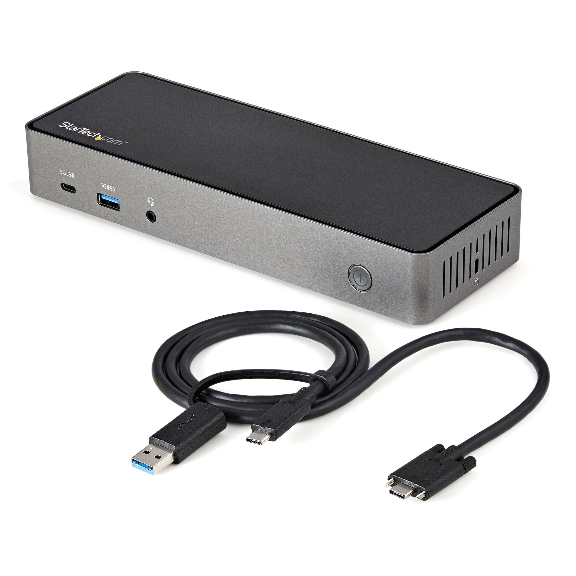 StarTech.com USB-C & USB-A Dock - Hybride Universeel Triple Monitor Laptop Docking Station DisplayPort & HDMI 4K 60Hz - 85W Power Delivery, 6x USB Hub, GbE, Audio - USB 3.1 Gen 2 10Gbps - Afbeelding 2