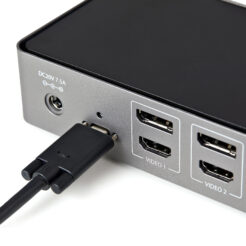 StarTech.com USB-C & USB-A Dock - Hybride Universeel Triple Monitor Laptop Docking Station DisplayPort & HDMI 4K 60Hz - 85W Power Delivery, 6x USB Hub, GbE, Audio - USB 3.1 Gen 2 10Gbps - Afbeelding 6