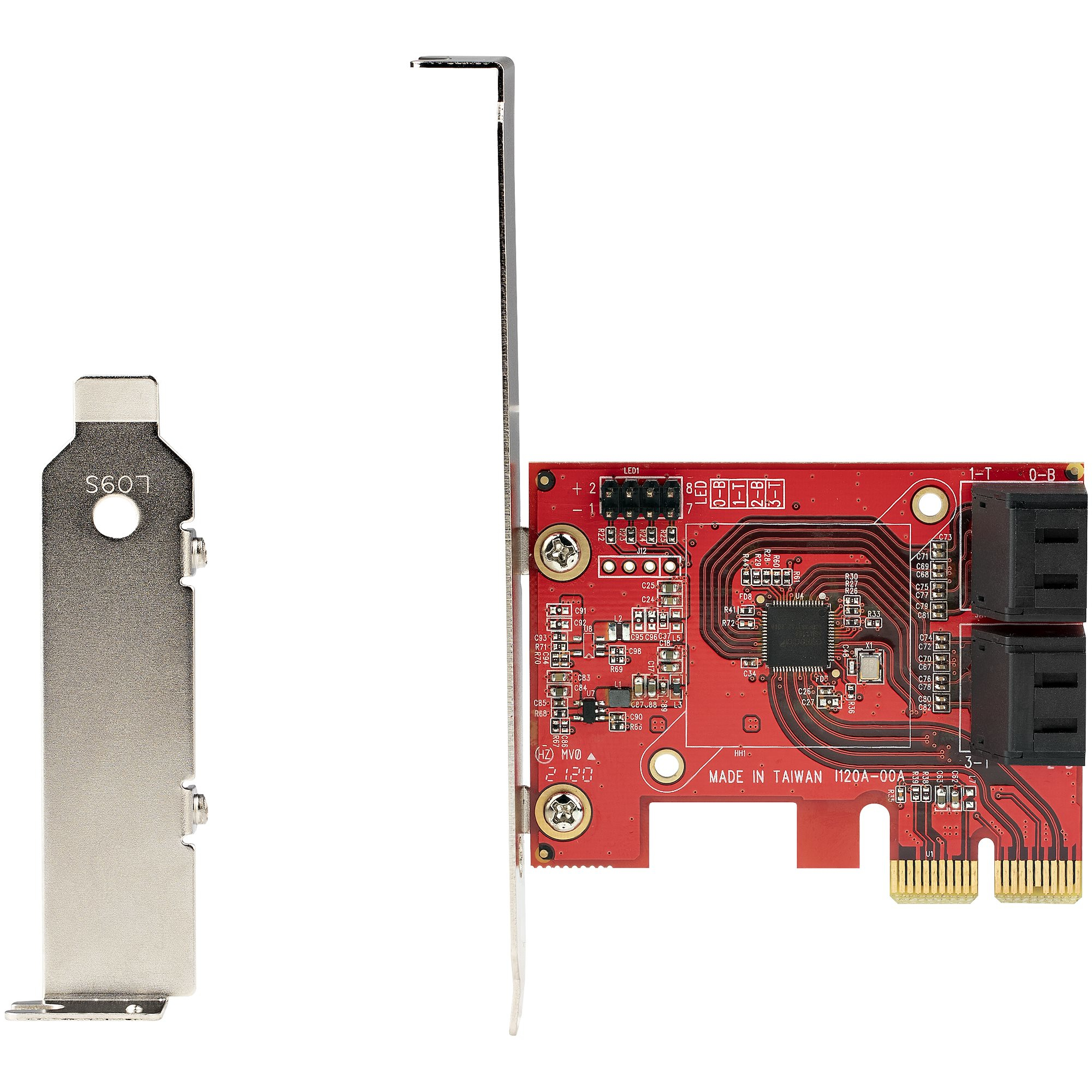 StarTech.com 4 Port SATA PCIe Kaart, PCI Express SATA Uitbreidingskaart, 6Gbps, Low/Full Profile, Stacked SATA Connectors, ASM1164 Non-Raid, PCI Express naar SATA Converter/Adapter - Afbeelding 10