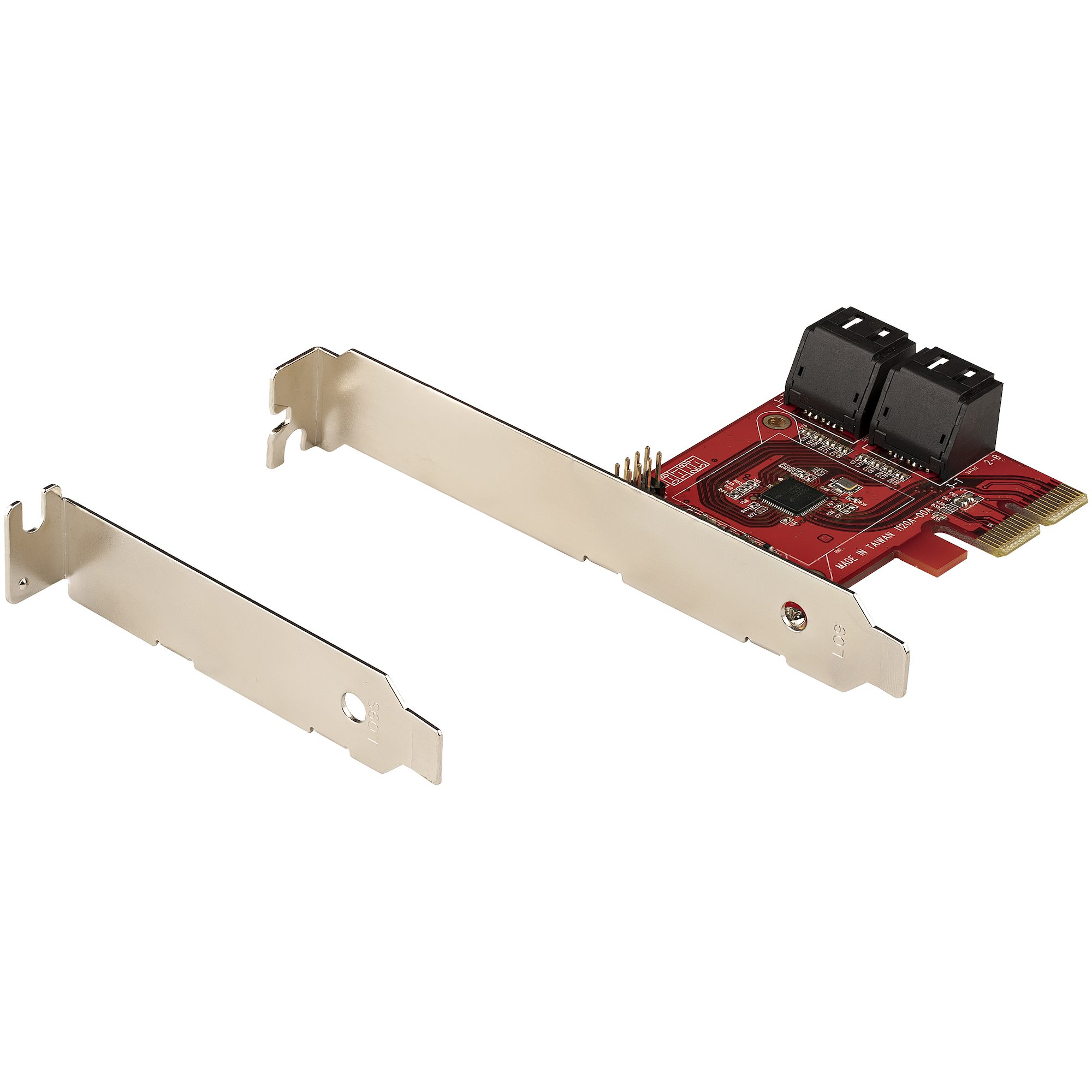 StarTech.com 4 Port SATA PCIe Kaart, PCI Express SATA Uitbreidingskaart, 6Gbps, Low/Full Profile, Stacked SATA Connectors, ASM1164 Non-Raid, PCI Express naar SATA Converter/Adapter - Afbeelding 9
