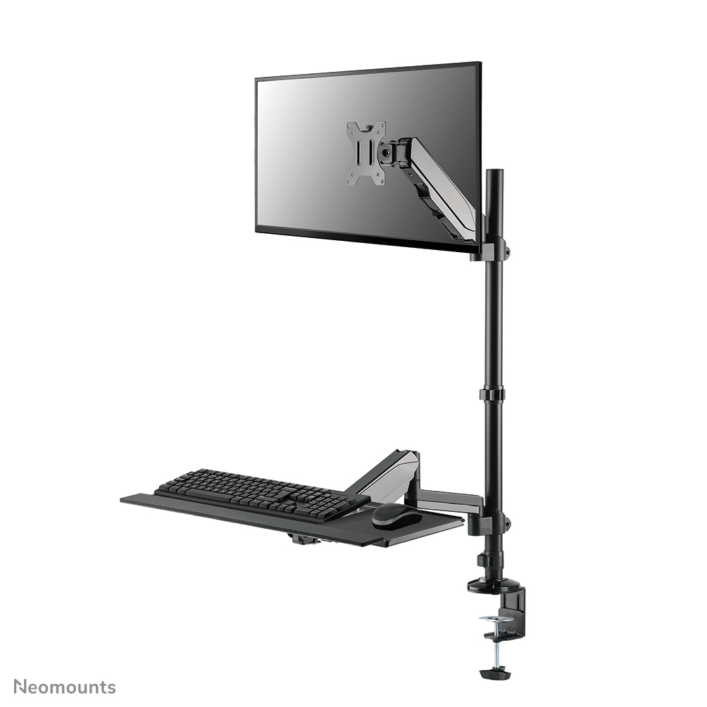 Neomounts DS90-325BL1 Zit-sta werkstation bureau 17-32" - gasveer - Afbeelding 2