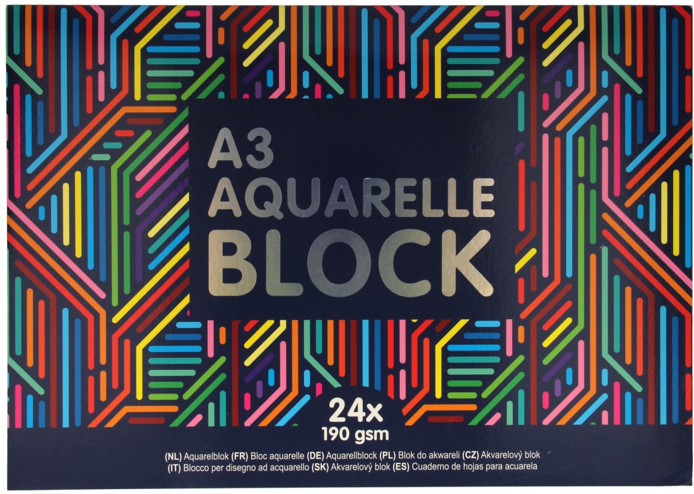 Aquarelblok A3 – 24 vel