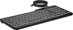 HP 405 backlit toetsenbord met kabel voor meerdere apparaten - Afbeelding 4