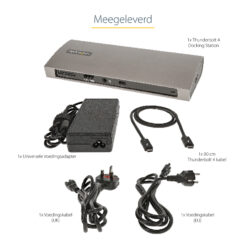StarTech.com Thunderbolt 4 Dock, 96W Power Delivery, Single 8K/Dual Monitor 4K 60Hz, 3xTB4/USB4 ports, 4xUSB-A, SD, GbE, Thunderbolt 4 Docking Station voor Windows of TB3 MacBook, 0.8m Kabel - Afbeelding 14