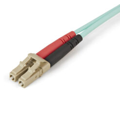 StarTech.com 2m LC/UPC naar LC/UPC OM4 Multimode Glasvezel Netwerkkabel, 50/125µm LOMMF/VCSEL Zipcord Fiber, 100G Netwerken, Low Insertion Loss, LSZH Fiber Patch Kabel - Afbeelding 3