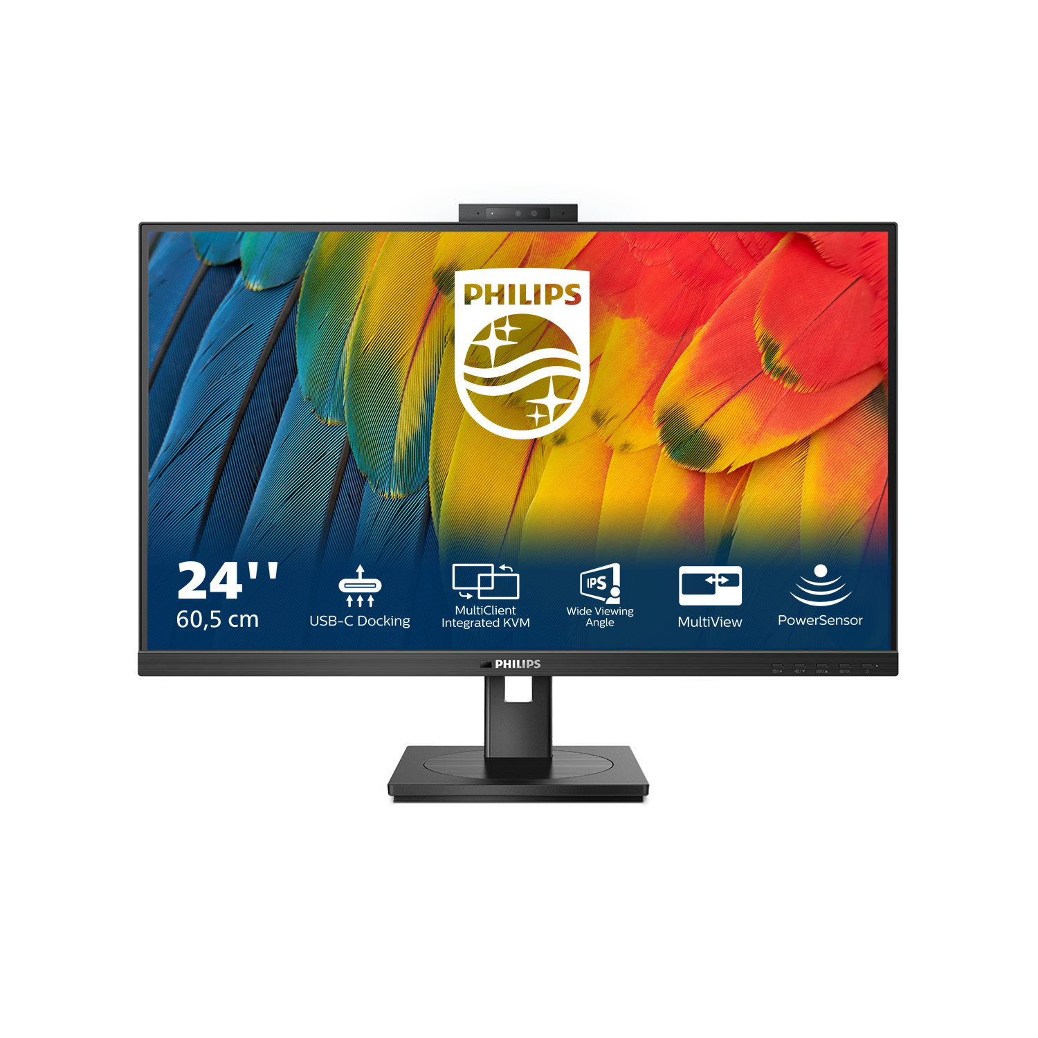 Philips 5000 series 24B1U5301H/00 computer monitor 60,5 cm (23.8") 1920 x 1080 Pixels Full HD LCD Zwart - Afbeelding 3