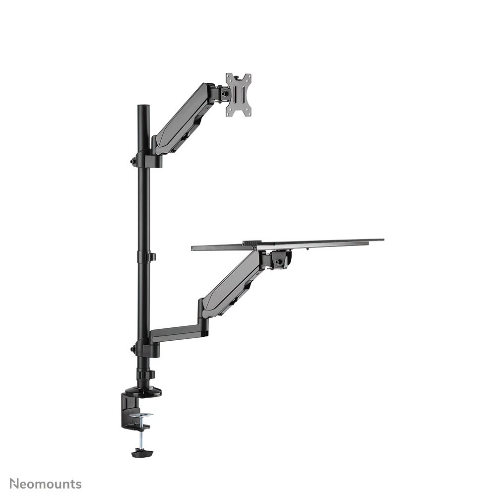 Neomounts DS90-325BL1 Zit-sta werkstation bureau 17-32" - gasveer - Afbeelding 4