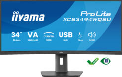 iiyama ProLite XCB3494WQSU-B1 computer monitor 86,4 cm (34") 3440 x 1440 Pixels UltraWide Quad HD LED Zwart - Afbeelding 3