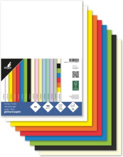 Papier Kangaro A4 160gr Assorti Pak 50 Vel