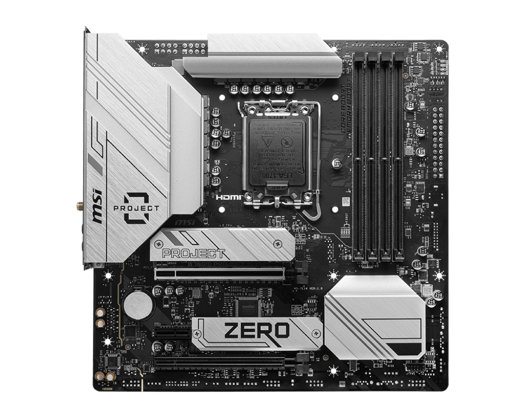 MSI B760M Ptoject Zero Intel B760 LGA 1700 micro ATX - Afbeelding 2