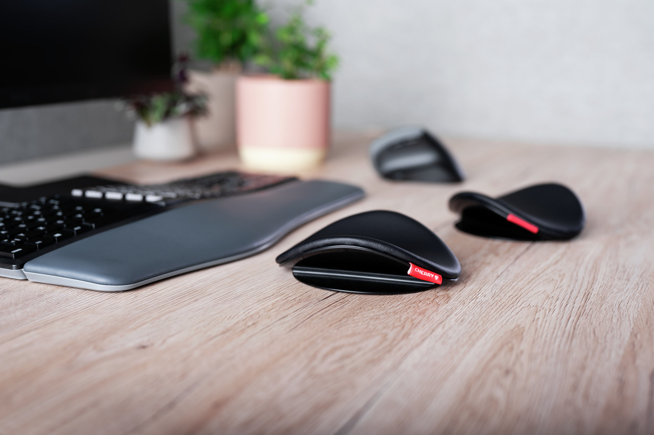 CHERRY SLIDEPAD ERGO polssteun Zwart - Afbeelding 11