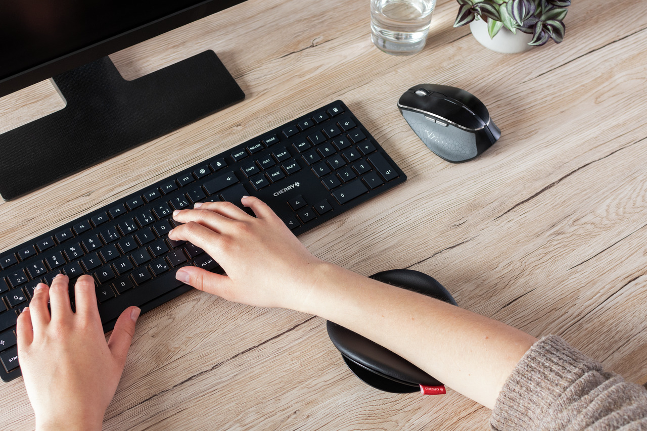 CHERRY SLIDEPAD ERGO polssteun Zwart - Afbeelding 8