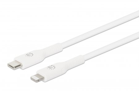 Manhattan 394505 mobiele telefoonkabel Wit 0,5 m USB C Lightning - Afbeelding 2