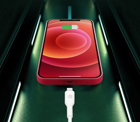 Manhattan 394505 mobiele telefoonkabel Wit 0,5 m USB C Lightning - Afbeelding 7
