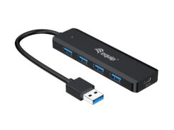 Equip 128959 interface hub USB 3.2 Gen 1 (3.1 Gen 1) Type-A 5000 Mbit/s Zwart