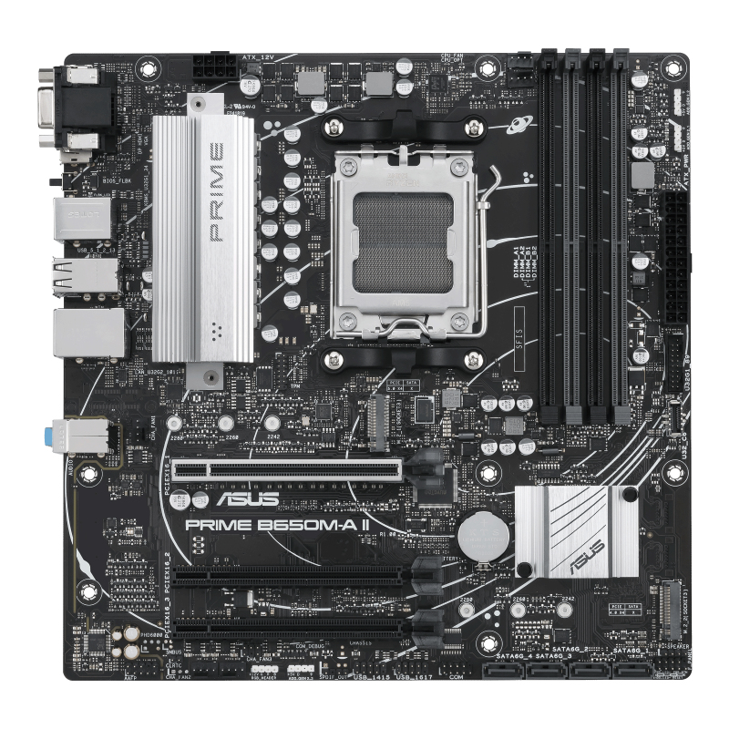 ASUS PRIME B650M-A II-CSM AMD B650 Socket AM5 micro ATX - Afbeelding 2
