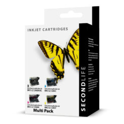 SecondLife - Multipack Brother LC 1220 / 1240 BK  C  M en Y