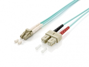 Equip 255311 InfiniBand en Glasvezelkabel 1 m LC SC Turkoois - Afbeelding 2