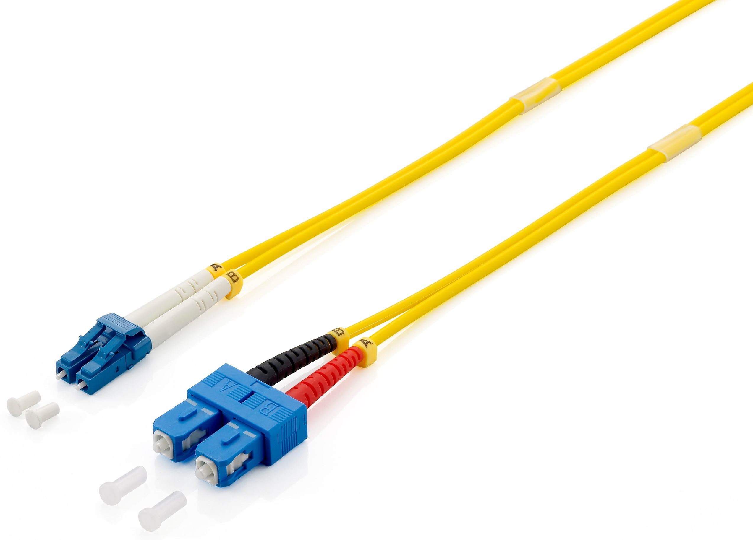 Equip 254333 InfiniBand en Glasvezelkabel 3 m LC SC Geel - Afbeelding 2
