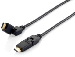 Equip 119361 Zwenkbare HDMI 2.0-kabel, 1,0 m, Zwenkstekker, 4K/60Hz