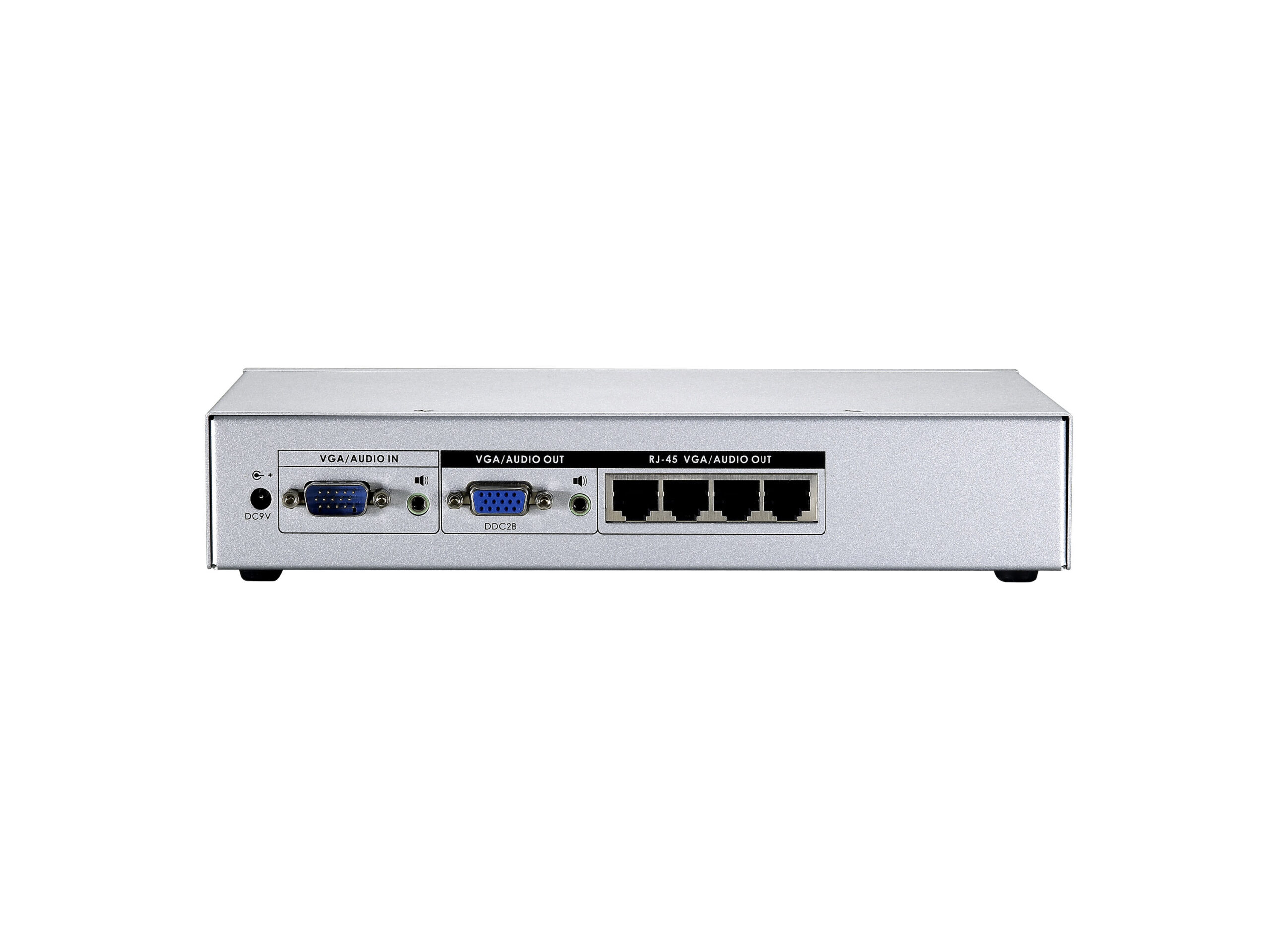 LevelOne AVE-9304 audio/video extender AV-zender Zwart, Zilver - Afbeelding 4